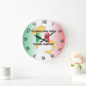 Südtirol - Alto Adige - Italien - Italia Uhr (Zuhause)