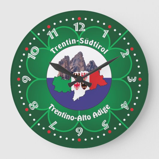 Südtirol - Alto Adige - Italien - Italia Uhr (Vorderseite)