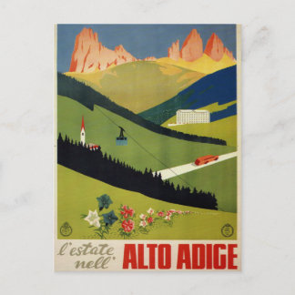 Südtirol (Alto Adige) Italien Vintage Reise Postkarte