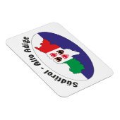 Südtirol – Alto Adige Premium Flexi Magnet (Rechte Seite)