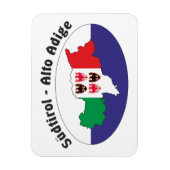 Südtirol – Alto Adige Premium Flexi Magnet (Vertikal)