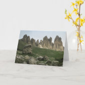 Südtirol Foto Karte (Gelbe Blume)