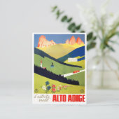 Südtirol Italien Vintage Postkarte (Stehend Vorderseite)