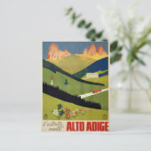 Südtirol Italien Vintage Travel Postkarte (Stehend Vorderseite)