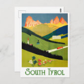 Südtirol, Österreich Postkarte (Vorne/Hinten)