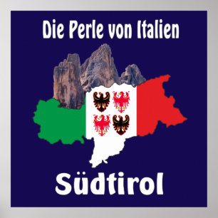 Südtirol - Südtirol - Italien - Italienisches Post Poster