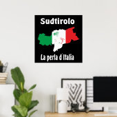 Südtirol - Südtirol - Italien - Italienisches Post Poster (Heimbüro)