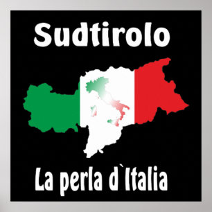 Südtirol - Südtirol - Italien - Italienisches Post Poster
