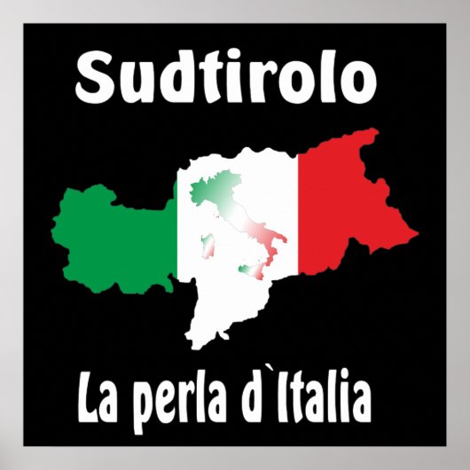 Südtirol - Südtirol - Italien - Italienisches Post Poster (Vorne)