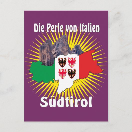 Südtirol - Südtirol - Italien - Postkarte Italien (Vorderseite)