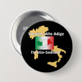Südtirol - Südtirol - Italien - Schaltfläche Button (Vorne & Hinten)