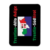 Südtirol - Südtirol Premium Flexi Magnet (Vertikal)