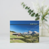 Südtiroler Bergpanorama Postkarte (Stehend Vorderseite)