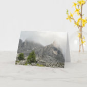 Südtiroler Landschaftssemble Foto Karte (Gelbe Blume)