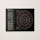 Südtransept Rosenfenster, das Christus in Puzzle (Horizontal)