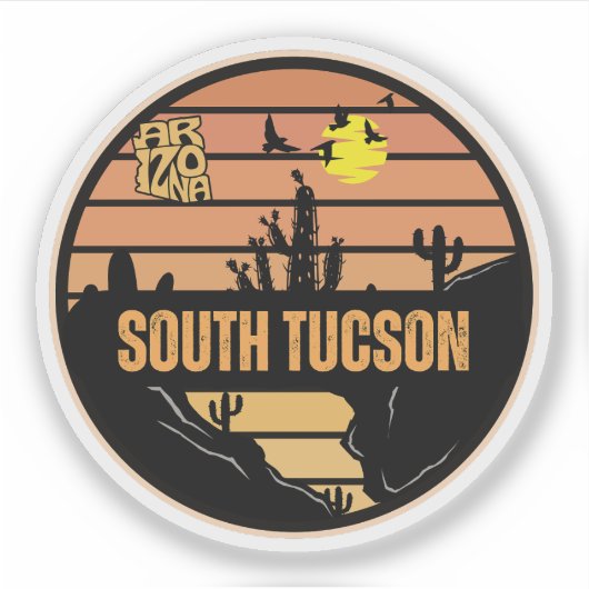Südtucson, Arizona Aufkleber (Vorderseite)