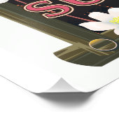 Suðurland Island Reiseplakat Fotodruck (Ecke)