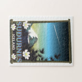 Suðurnes-Eisland-Reiseplakat Puzzle (Horizontal)