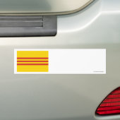 Südvietnam-Flagge Autoaufkleber (Auf Auto)