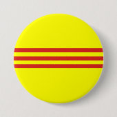 Südvietnam-Flagge Button (Vorderseite)