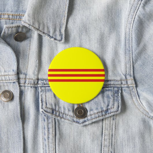 Südvietnam-Flagge Button (Beispiel)