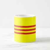 Südvietnam-Flagge Kaffeetasse (Mittel)