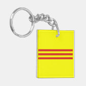 Südvietnam-Flagge Schlüsselanhänger