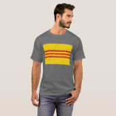 Südvietnam-Flagge T-Shirt (Vorne ganz)