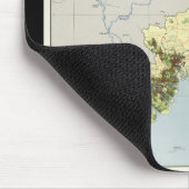 Südvietnam Karte September 1972 Mousepad (Ecke)