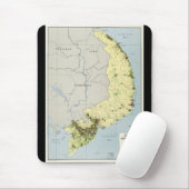 Südvietnam Karte September 1972 Mousepad (Mit Mouse)