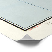 Südvietnam Karte September 1972 Poster (Ecke)