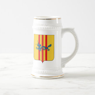 Südvietnam-Wappen Bierglas