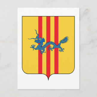Südvietnam Wappen Postkarte