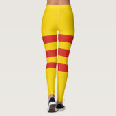 Südvietnamesische Flagge Leggings (Rückseite)