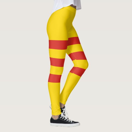 Südvietnamesische Flagge Leggings (Rechts)