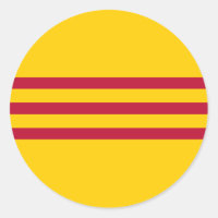 Südvietnamesische Flagge - Vietnam Cỏ vàng ba sc đ
