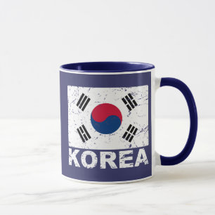 SüdVintage Flagge koreas Tasse
