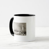 Südwand-Leuchtturm mit Howth Hügel Tasse (Vorderseite Links)