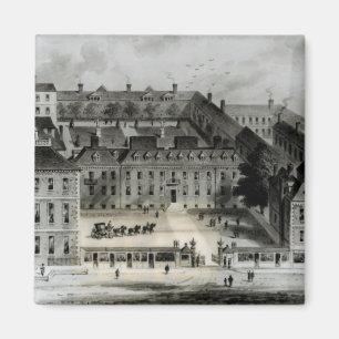 Südwärts Front von Leicester-Haus, c.1720 Magnet