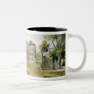 Südwärts vorderer, alter Palast, Kew arbeitet im Zweifarbige Tasse