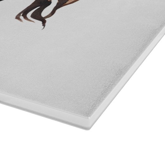 Südwest Animal Horse Cowboy Cowgirl Schneidebrett (Ecke)