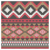 Südwest Aztec Muster farbig Stoff (Nahaufnahme)