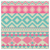 Südwest Aztec Muster farbig Stoff (Nahaufnahme)