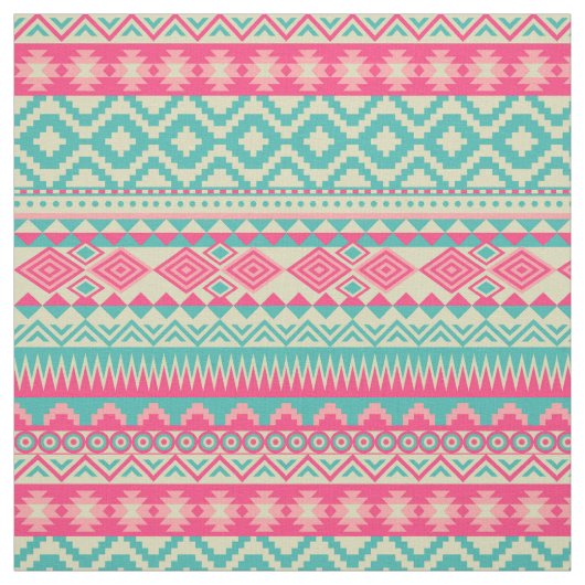 Südwest Aztec Muster farbig Stoff (Muster)