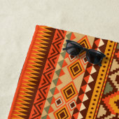 Südwest Azteken Muster Beachtuch Strandtuch (Beispiel)