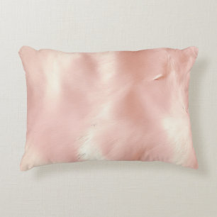 Südwest Blush Pink Cowgirl Cowhide Dekokissen