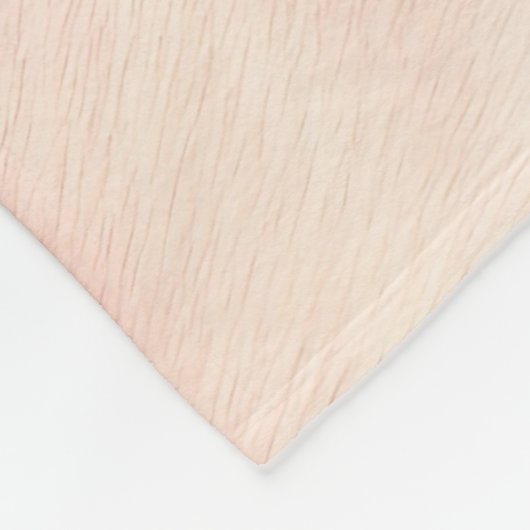 Südwest Blush Pink Cowgirl Cowhide Fleecedecke (Ecke)
