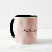 Südwest Blush Pink Cowgirl Cowhide Tasse (Vorderseite Links)