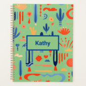 Südwest Boho Minimalistisch Planer (Vorderseite)