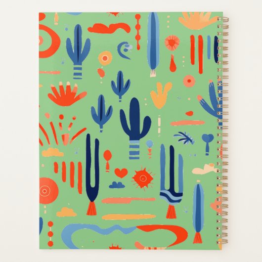 Südwest Boho Minimalistisch Planer (Rückseite)